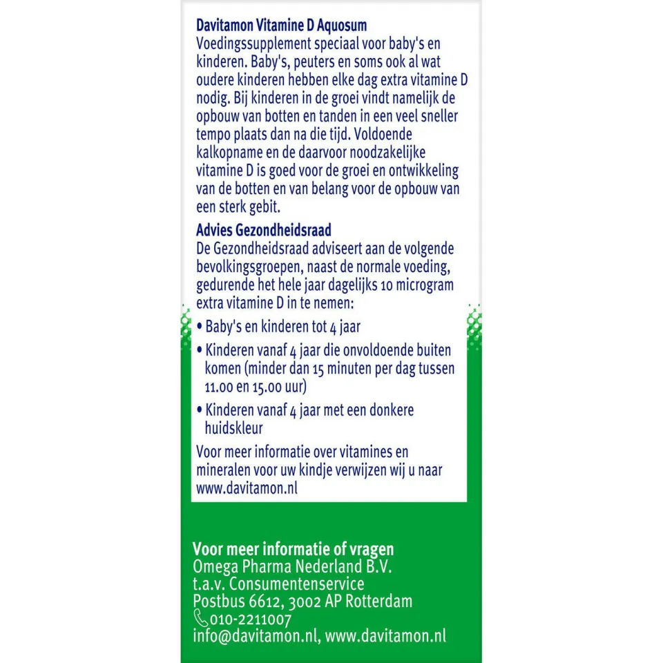 Davitamon Vitamine D Aquosum druppels, foto 6