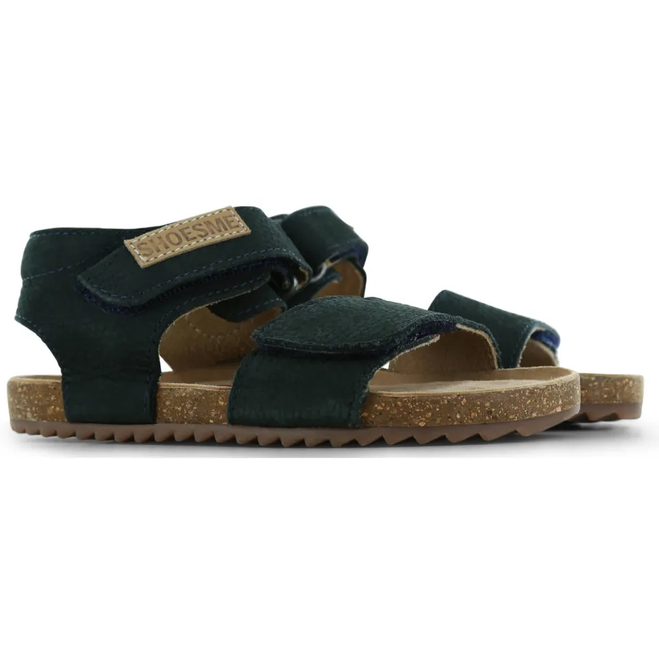 Shoesme suède leren sandalen donkerblauw, foto 3