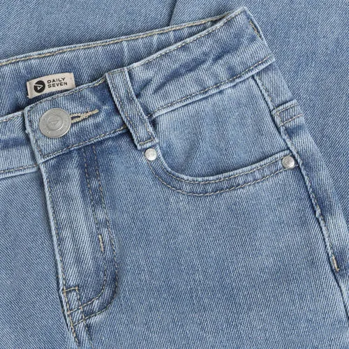 Daily7 straight leg jeans - lichtblauw, foto 6