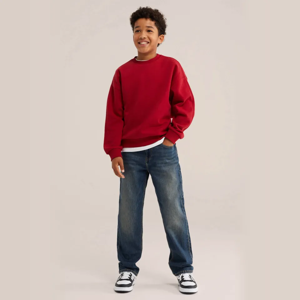 WE Fashion Blue Ridge sweater - rood