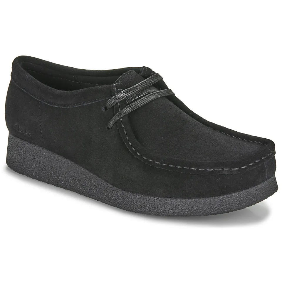 Clarks Wallabee Evo veterschoenen zwart