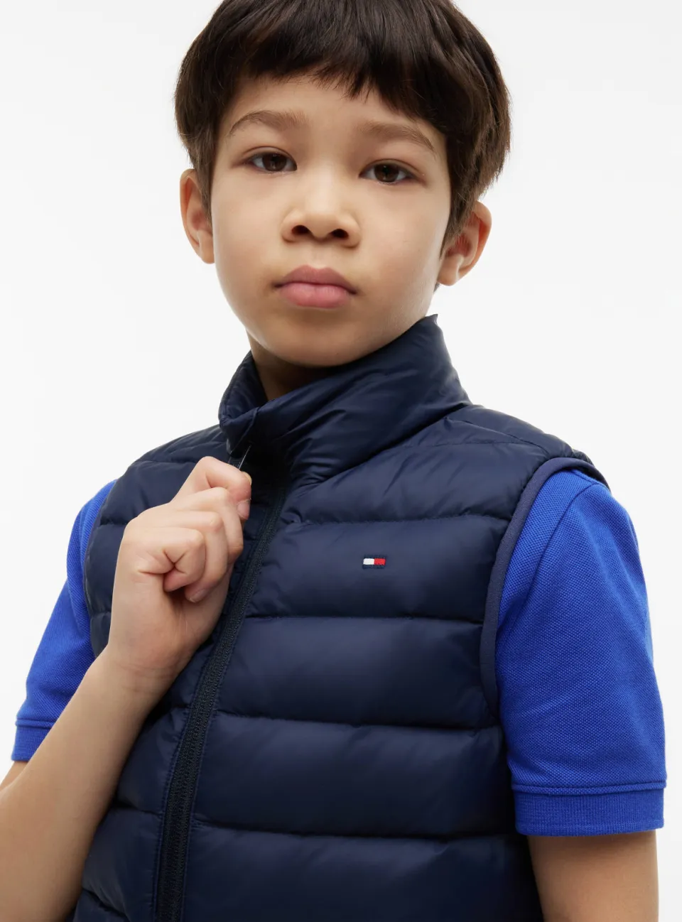 Tommy Hilfiger kids bodywarmer donkerblauw, foto 8