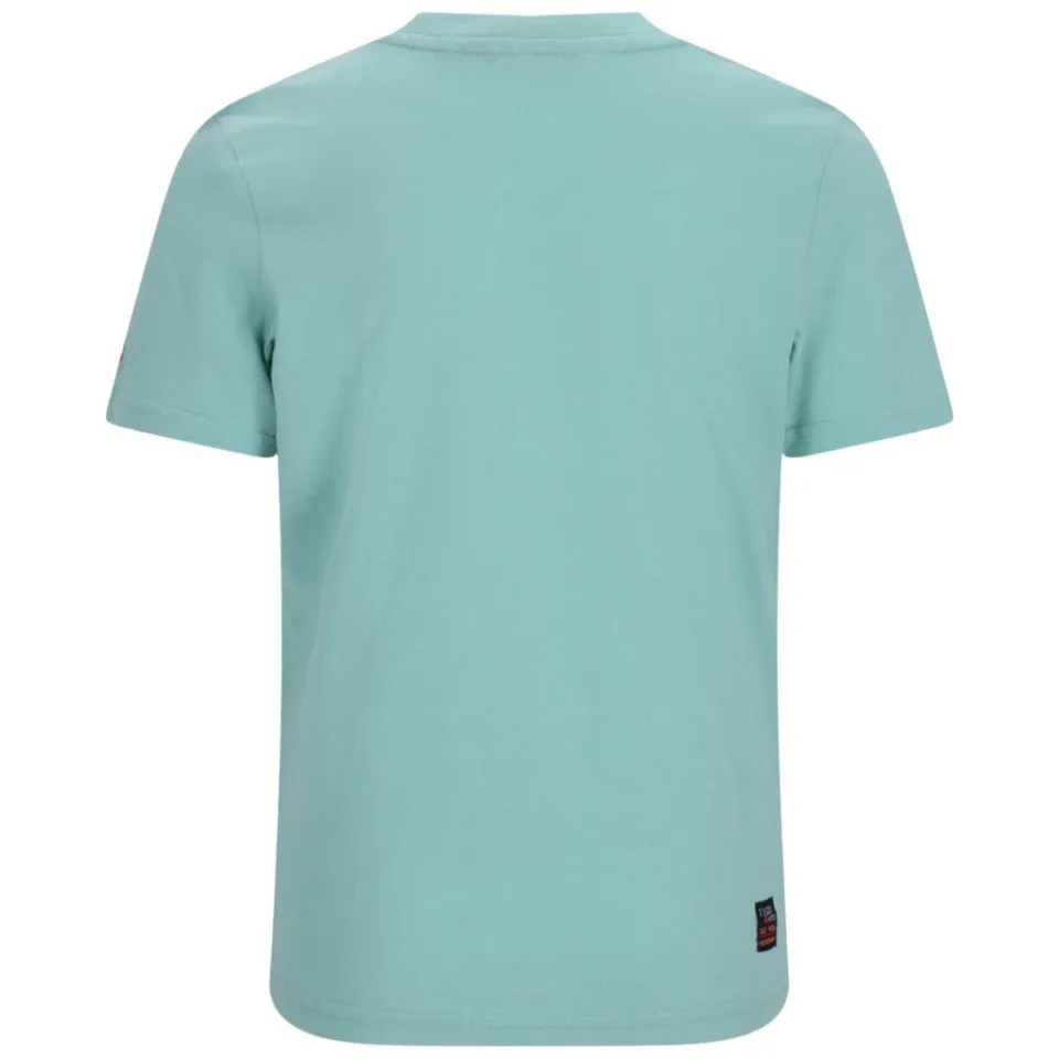 TYGO & vito jersey t-shirt lichtblauw met print, foto 3