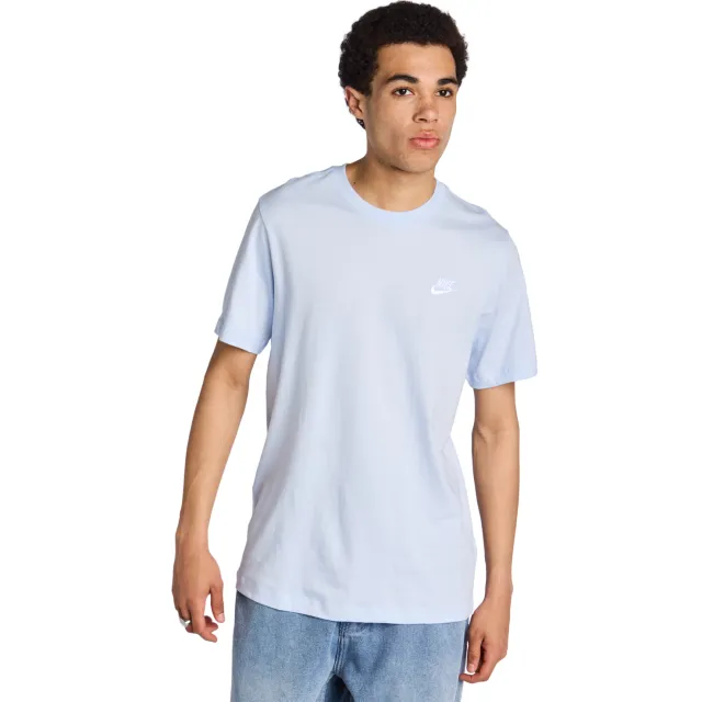 Nike Club T-shirts Heren - Blauw Blue