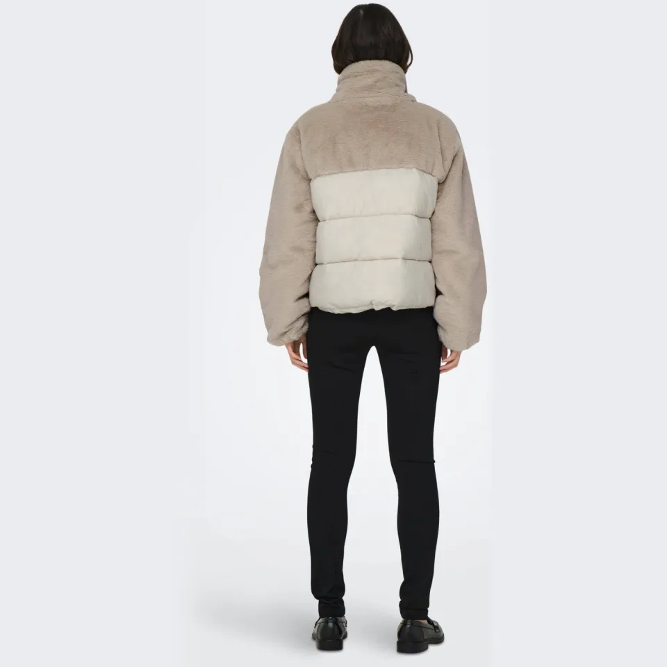 Only Wanja gewatteerde jas beige, foto 5