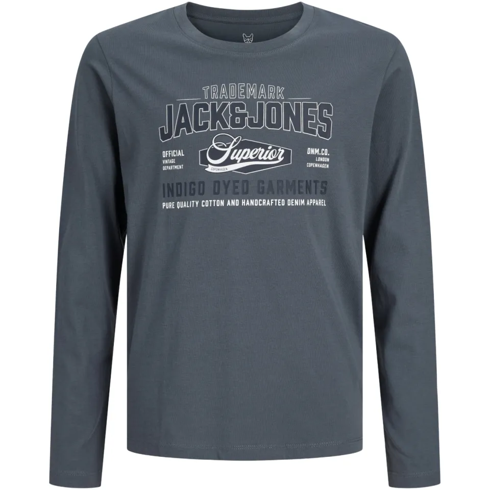 Jack & Jones Junior longsleeve blauw, foto 2