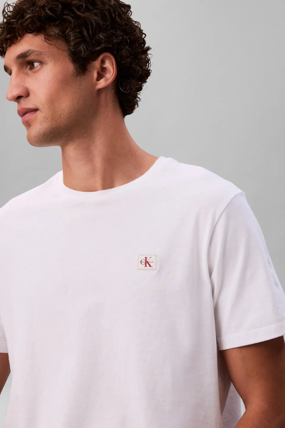 Calvin Klein JEANS regular T-shirt wit, foto 7