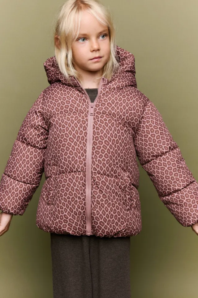 Mango Kids pufferjas roze