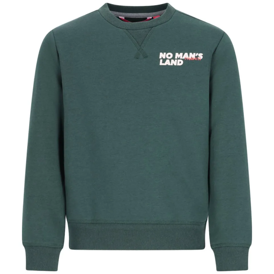 TYGO & vito sweater met backprint - donkergroen, foto 3