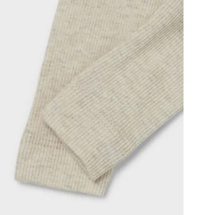 NAME IT BABY gemêleerde skinny broek NBNKAB ecru melange, foto 4