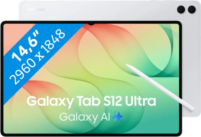 Samsung Galaxy Tab S12 Ultra 14,6 inch 512GB Wifi Zilver Silver