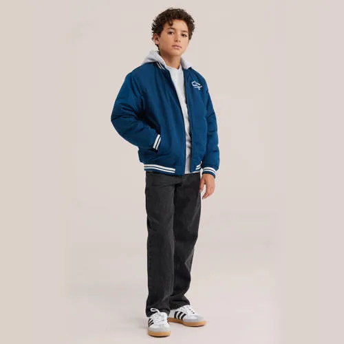 WE Fashion bomberjack donkerblauw, foto 3