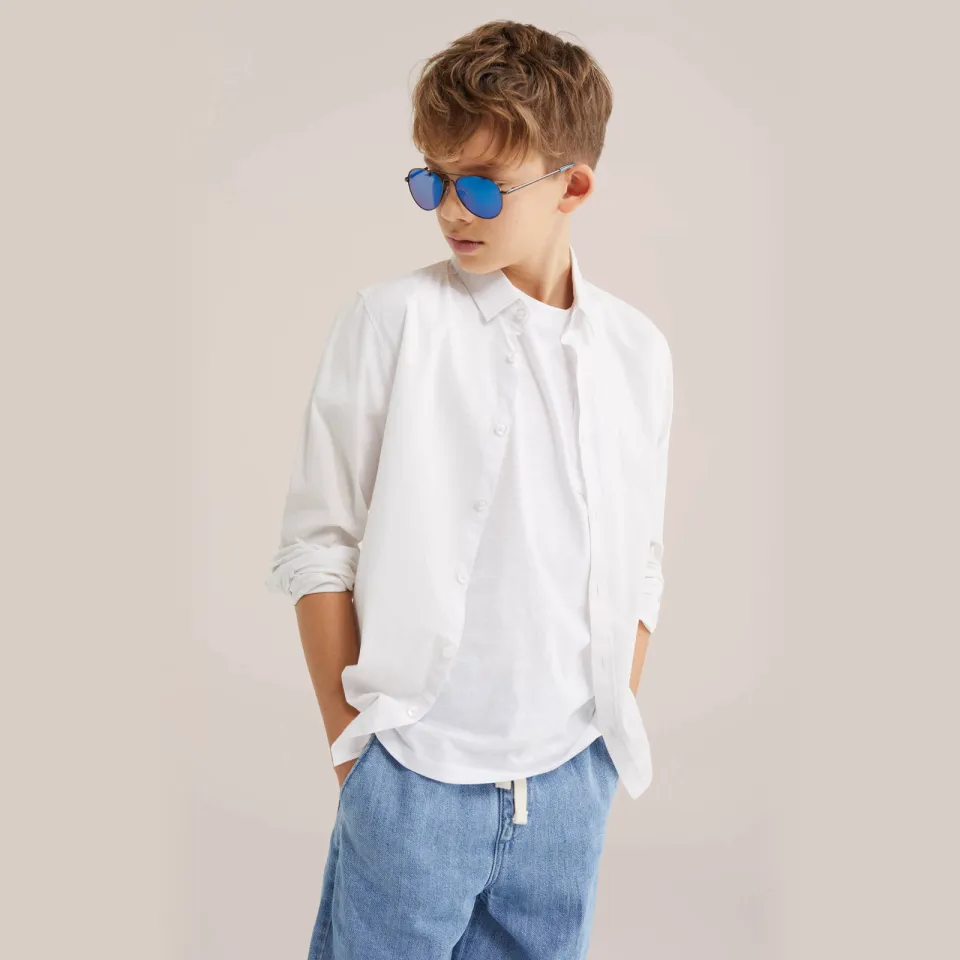WE Fashion Blue Ridge t-shirt wit, foto 5