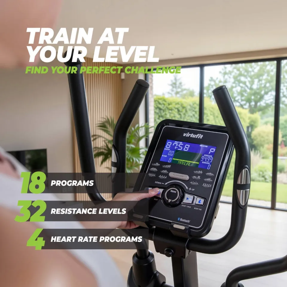 Virtufit CTR 3.0i crosstrainer zwart, foto 7