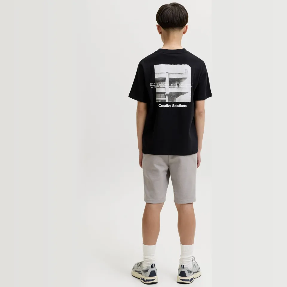 Jack & Jones slim sweatshort grijs