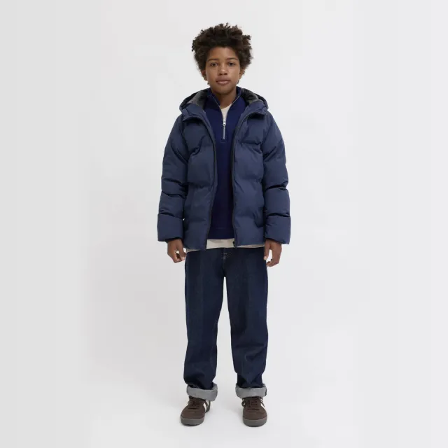 Jack & Jones gewatteerde jas donkerblauw, foto 2