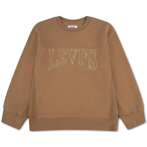Levi's Kids sweater met tekst - bruin Tekst