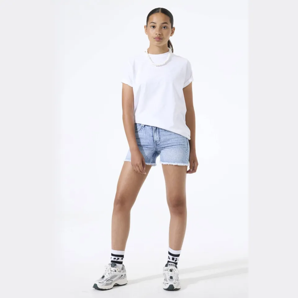 Garcia denim short lichtblauw, foto 3