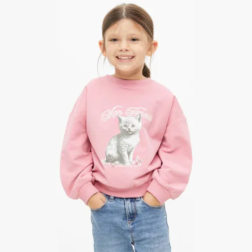 S.Oliver sweater met print - roze, foto 2