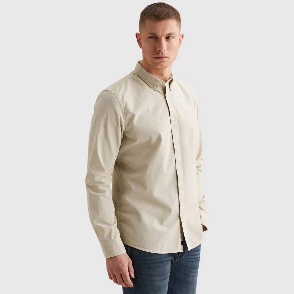 PME Legend regular casual overhemd ecru