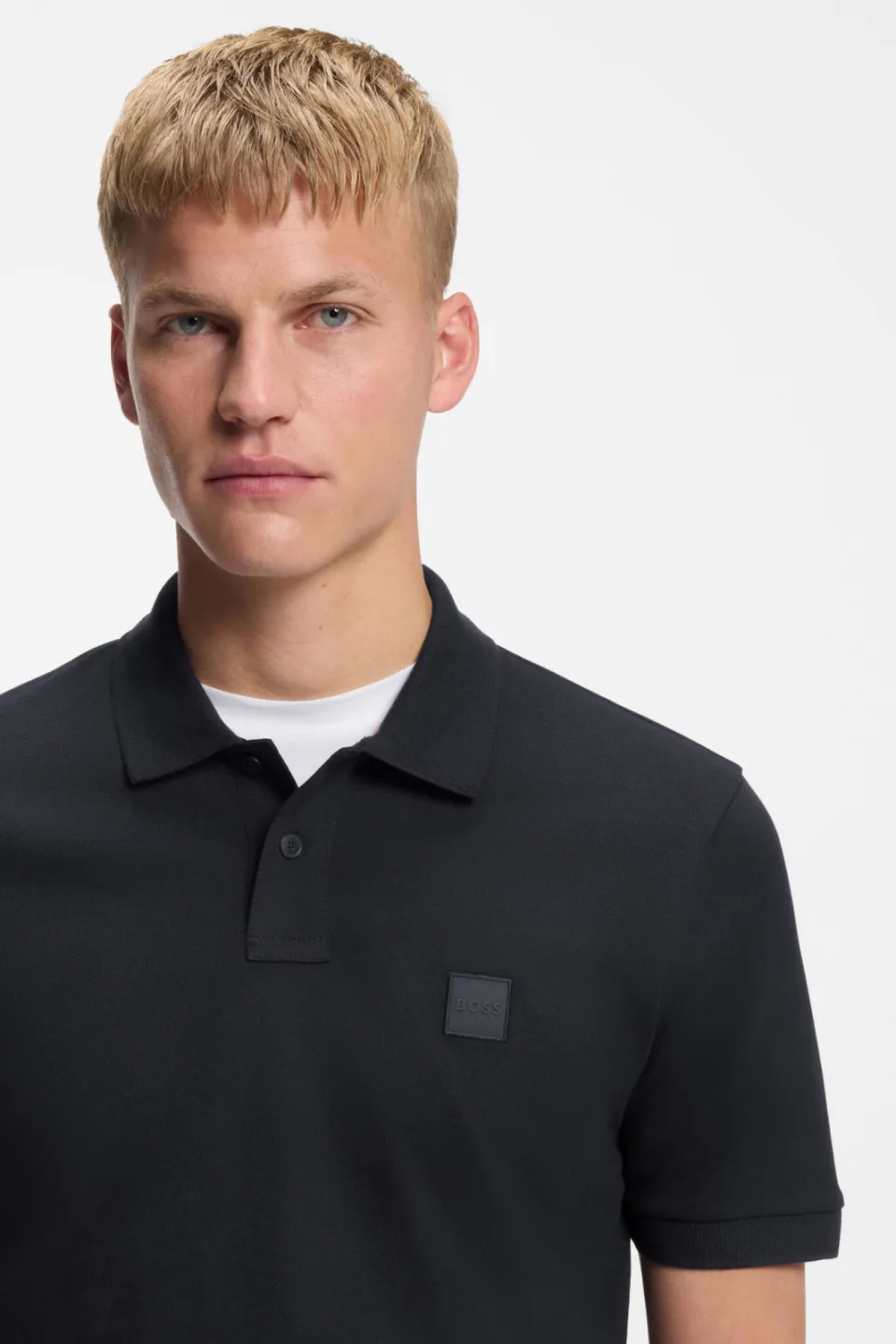 Boss slim fit polo PASSENGER darkblue, foto 4