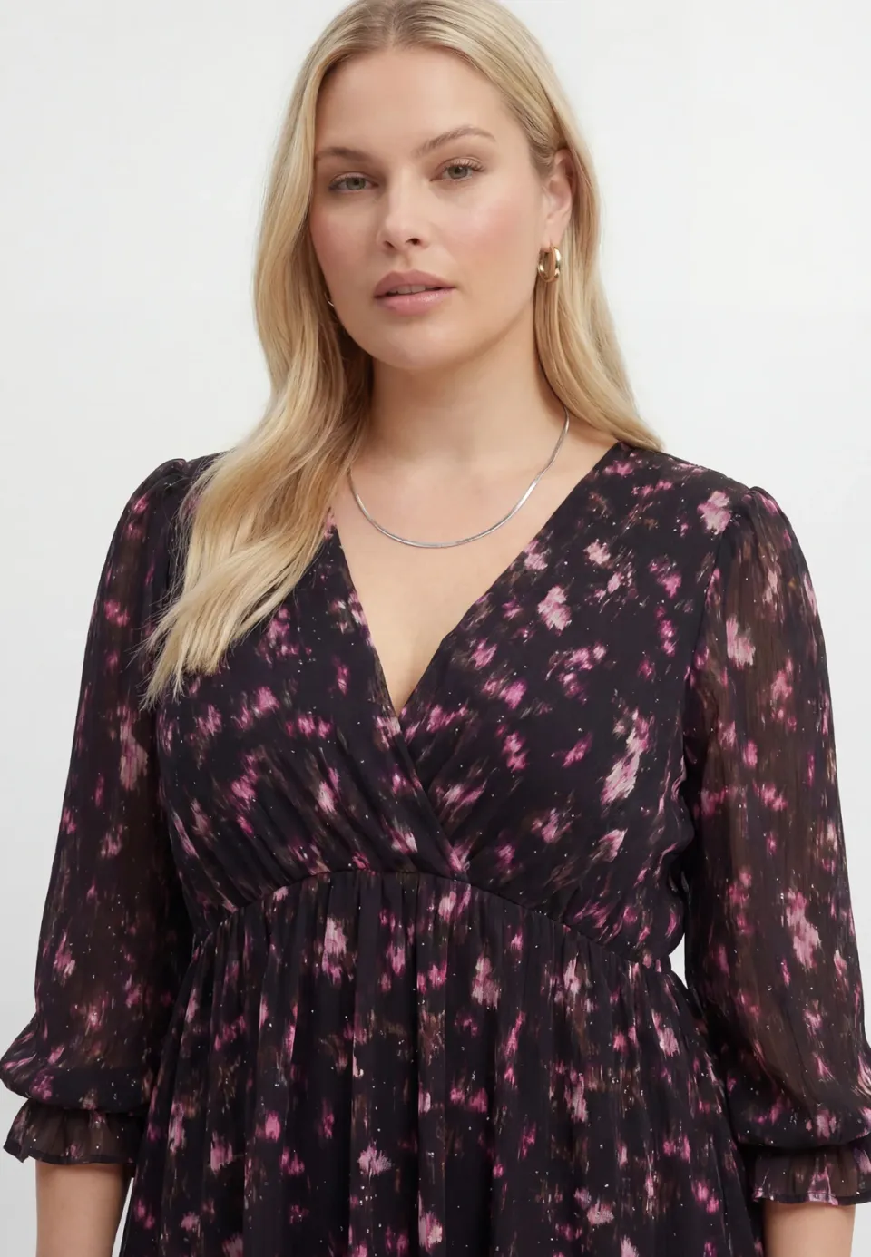 Yoek Rosy jurk zwart, foto 3