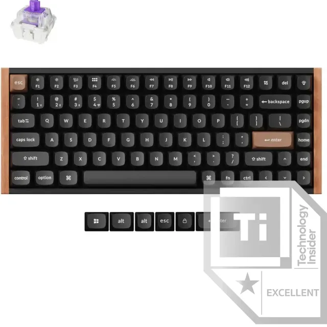 Keychron K2 HE-F1 Special Edition toetsenbord zwart, foto 2