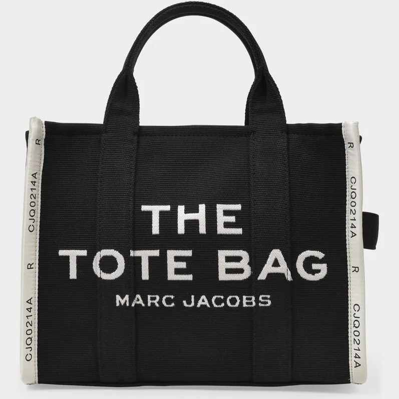 Marc Jacobs The Jacquard Medium Tote shopper zwart, foto 3