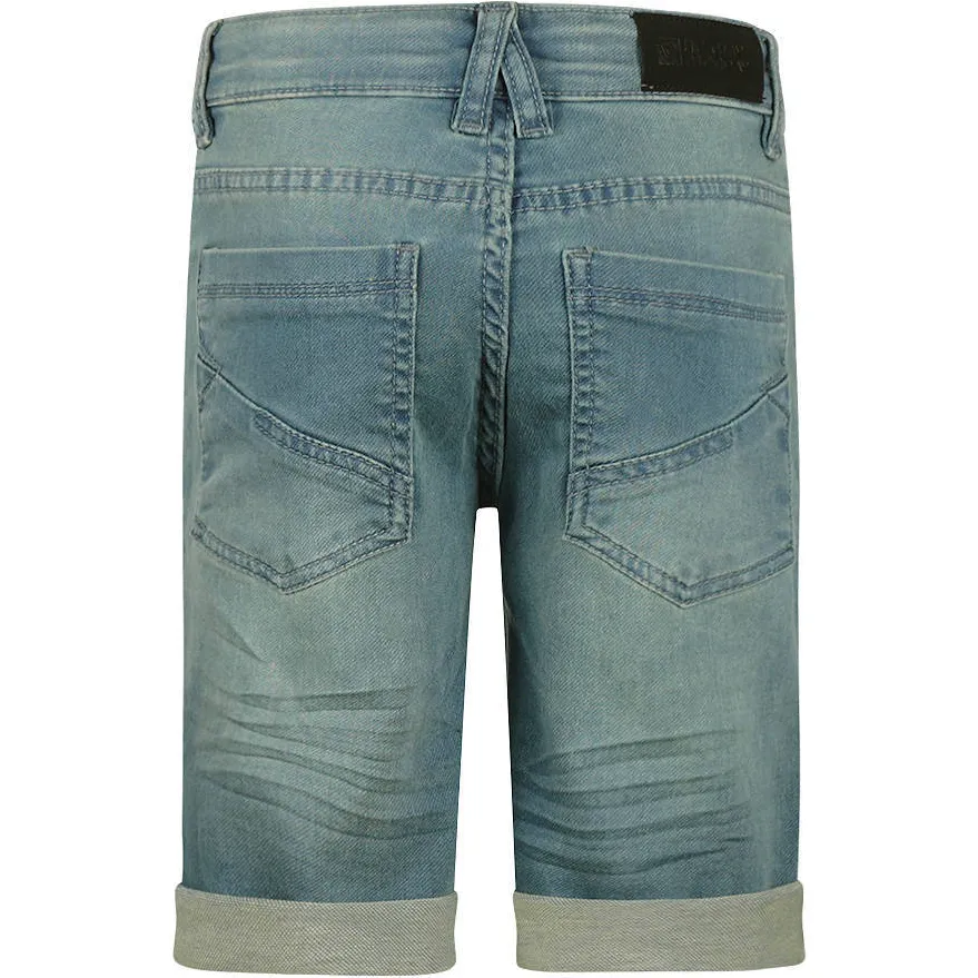 No Way Monday jeansshort medium blue denim, foto 3