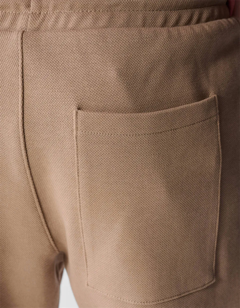 Shoeby regular waist sweatshort taupe, foto 7
