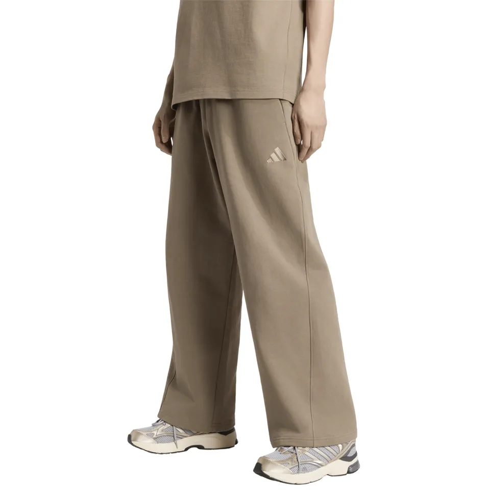 Adidas Kit Small Logo Wide joggingbroek beige, foto 4