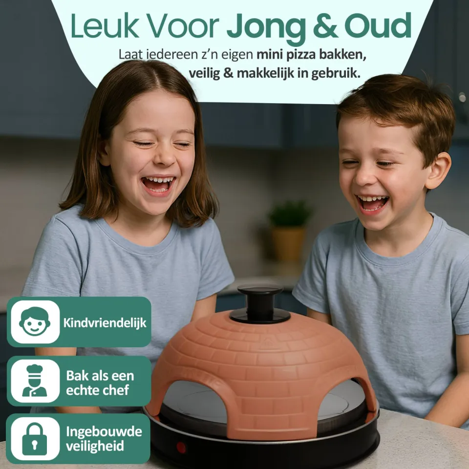 Emerio Originele Pizzarette pizzamaker zwart, foto 7