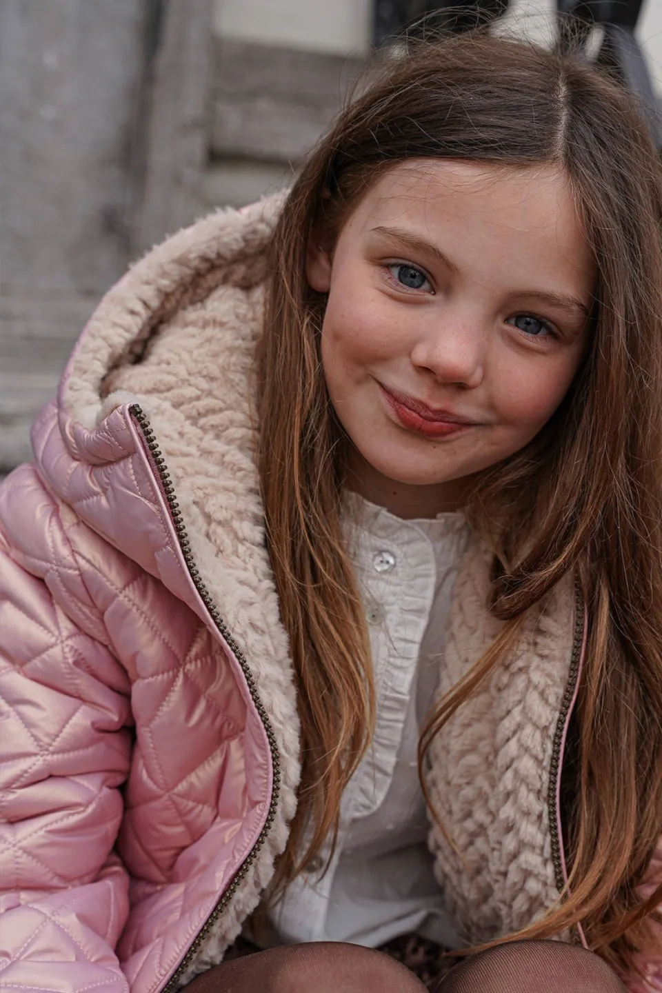 Like Flo Aimee reversible jas roze, foto 6