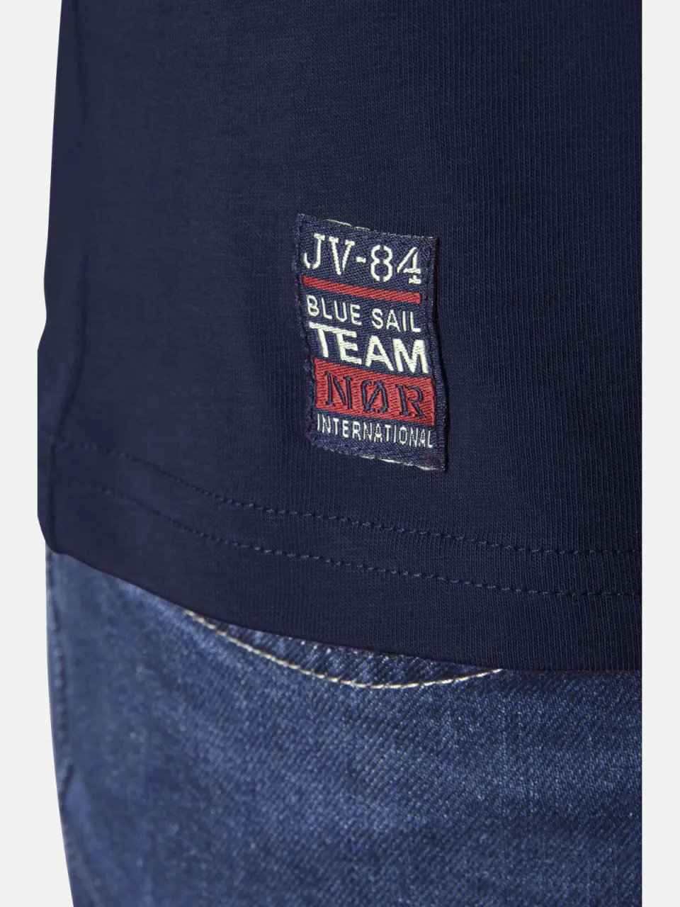 Jan Vanderstorm Terno T-shirt donkerblauw, foto 8