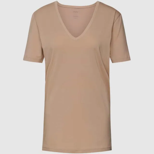 Mey Slim fit T-shirt met V-hals lichte huid, foto 2