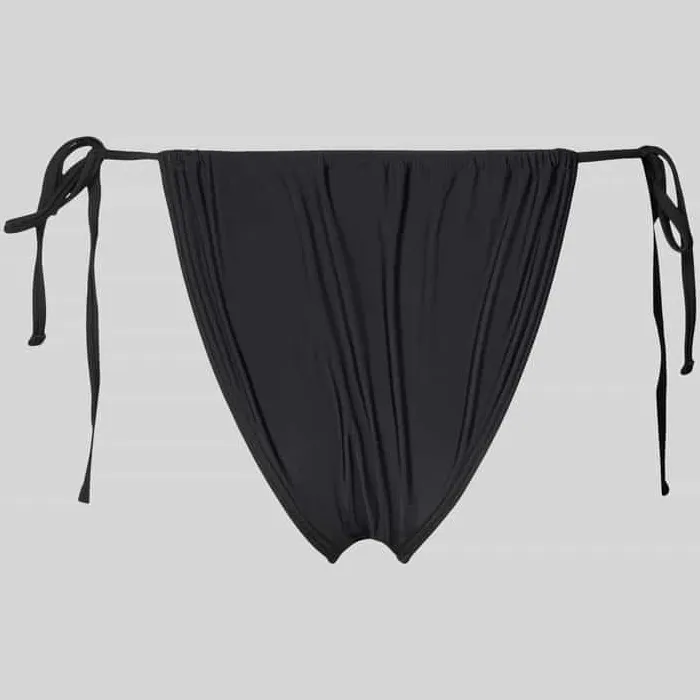 Pieces Bikinibroekje van elastische materiaalmix model 'BAOMI' zwart, foto 3