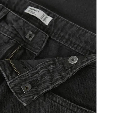 NAME IT KIDS straight leg jeans - zwart, foto 4