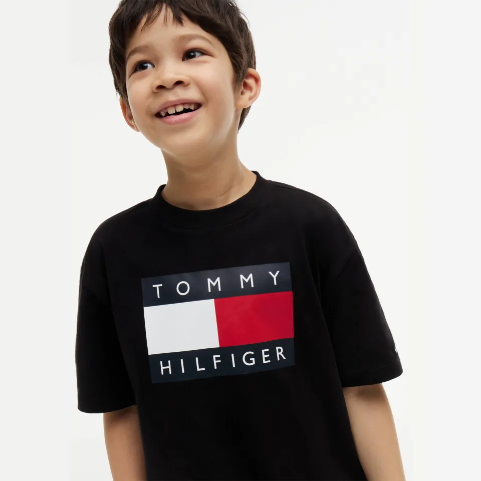 Tommy Hilfiger T-shirt zwart met logo, foto 5
