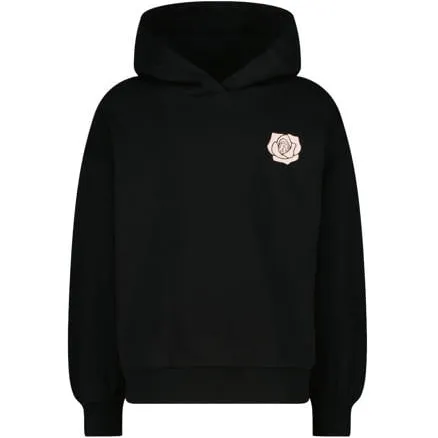 Raizzed boxy hoodie met backprint - zwart Sweater Backprint