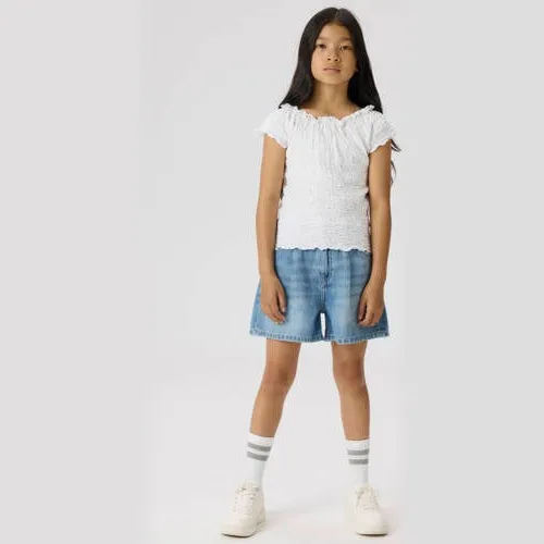 NAME IT KIDS off shoulder top wit, foto 3