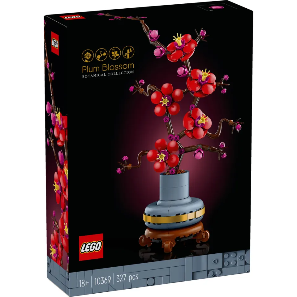 Lego Botanical Collection Japanse abrikoos Bloemen Set voor Volwassenen uit de Botanical Collection 10369, foto 5