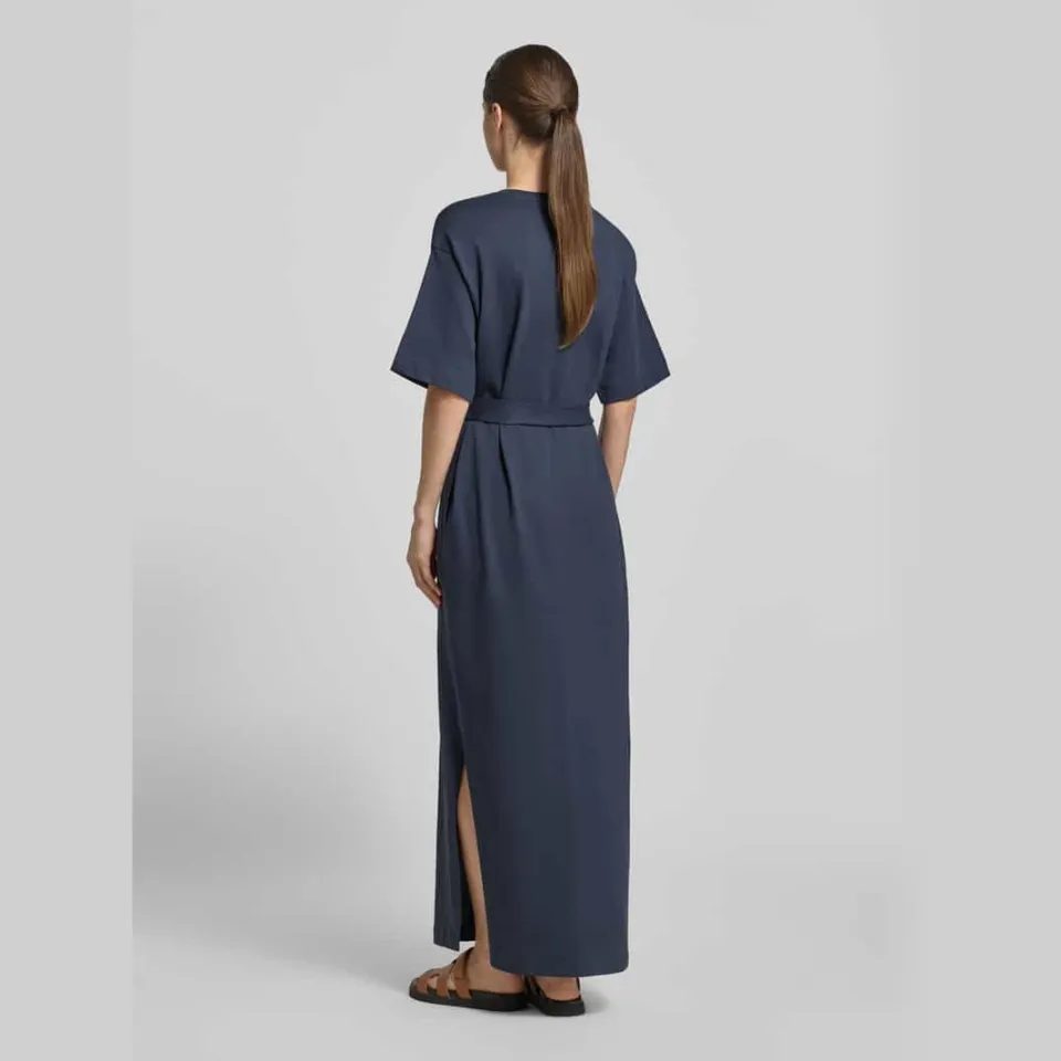 Selected Essential maxi jurk donkerblauw, foto 2