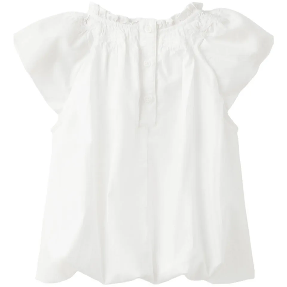 Mango Kids blousetop met borduursels wit, foto 2