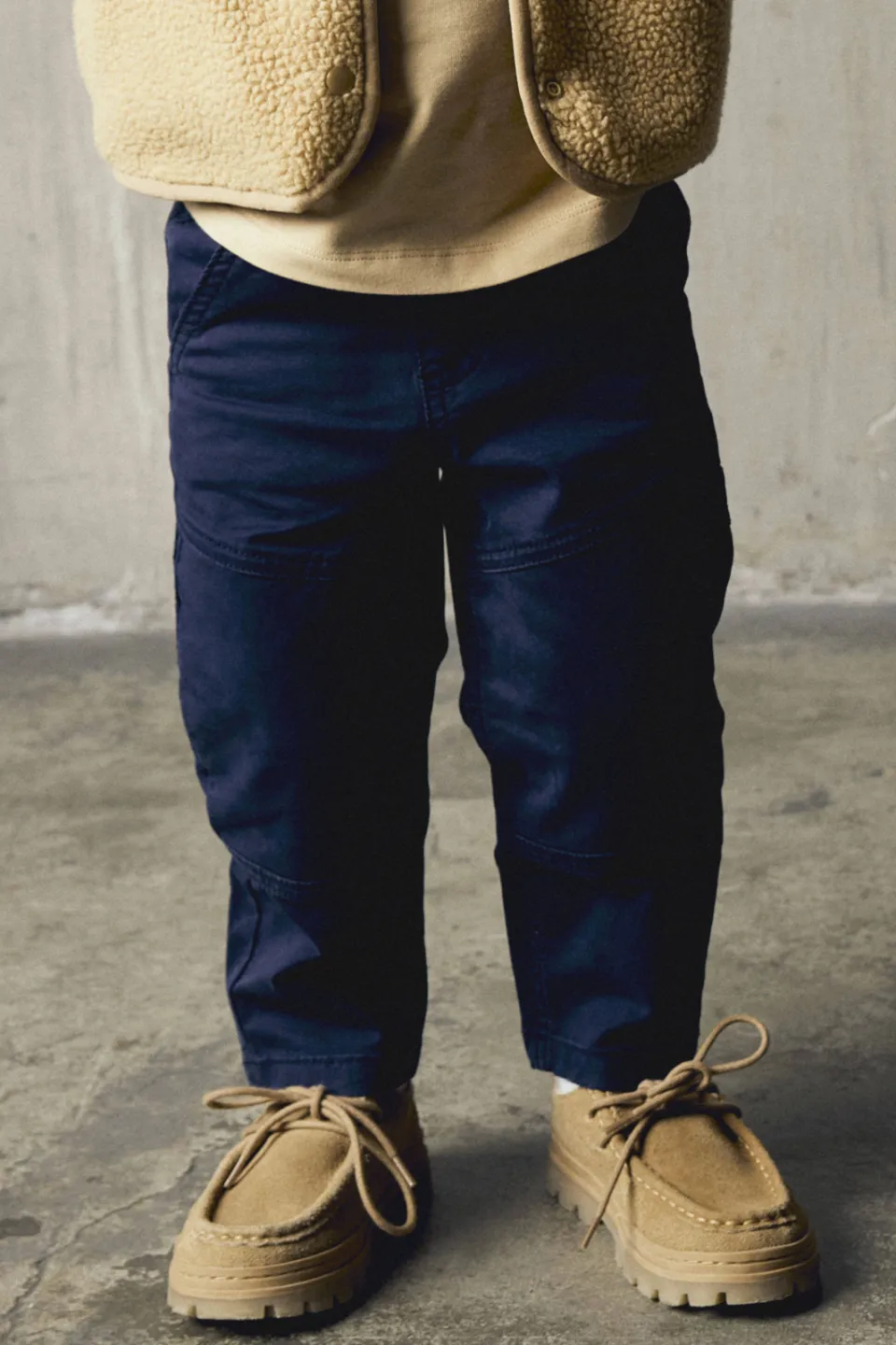 NAME IT loose fit cargobroek donkerblauw, foto 5