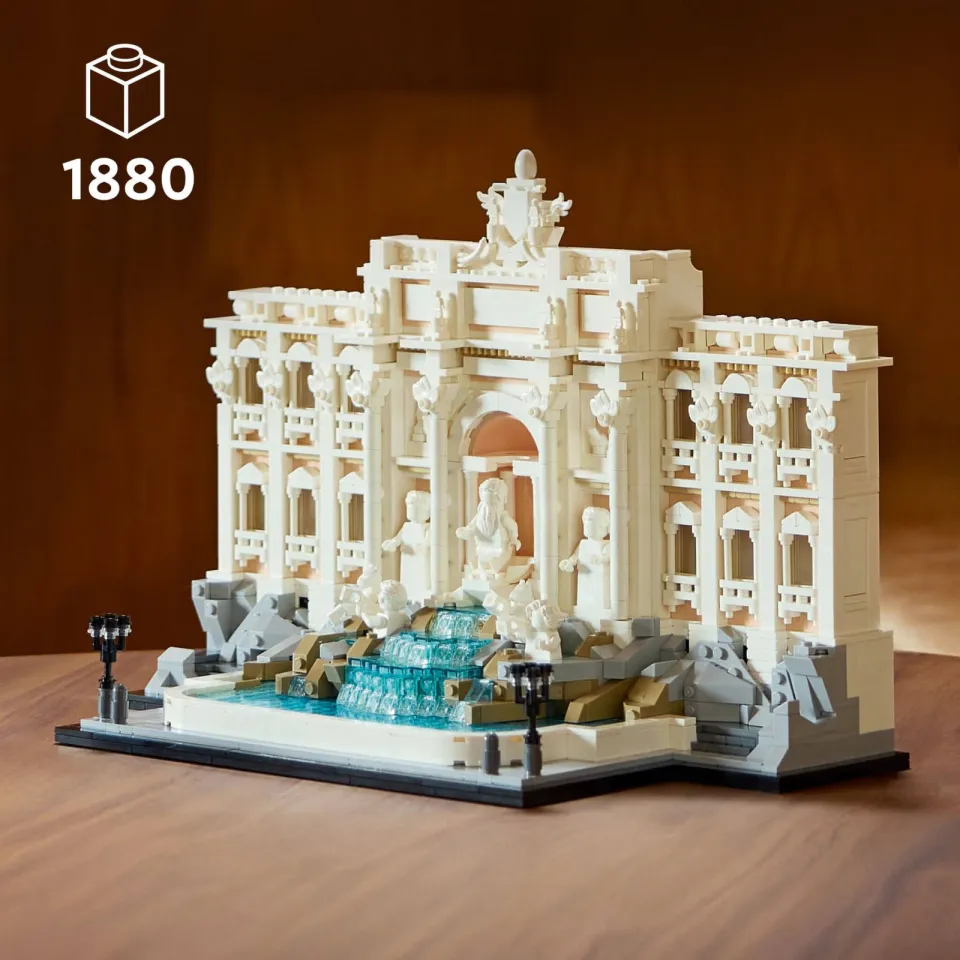 Lego Architecture Trevifontein model, Italiaanse bezienswaardigheid, souvenir uit Rome 21062, foto 4