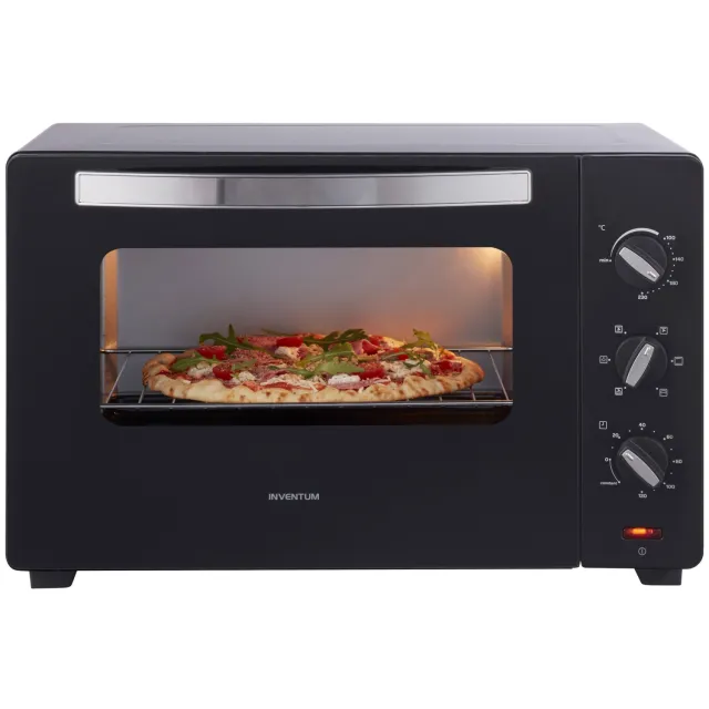 Inventum OV457B - Vrijstaande oven - Inhoud 45 liter Zwart