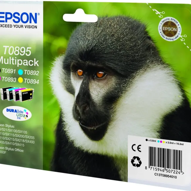 Epson T08954010 Multipack C/M/Y/K (Aap) Multi colour