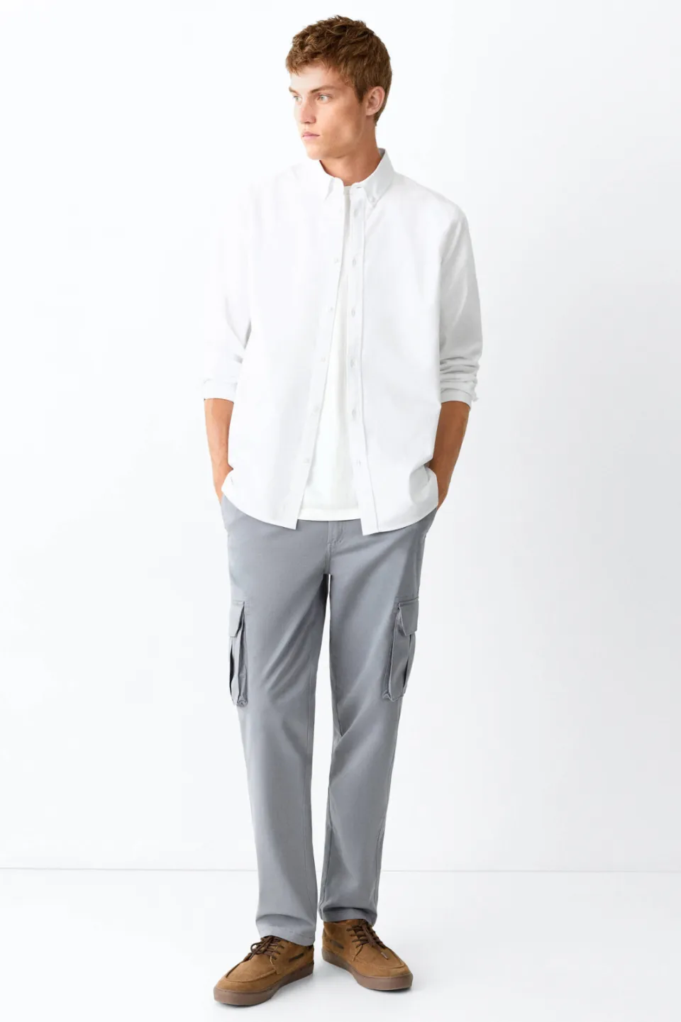 Mango TEEN overhemd - wit, foto 4