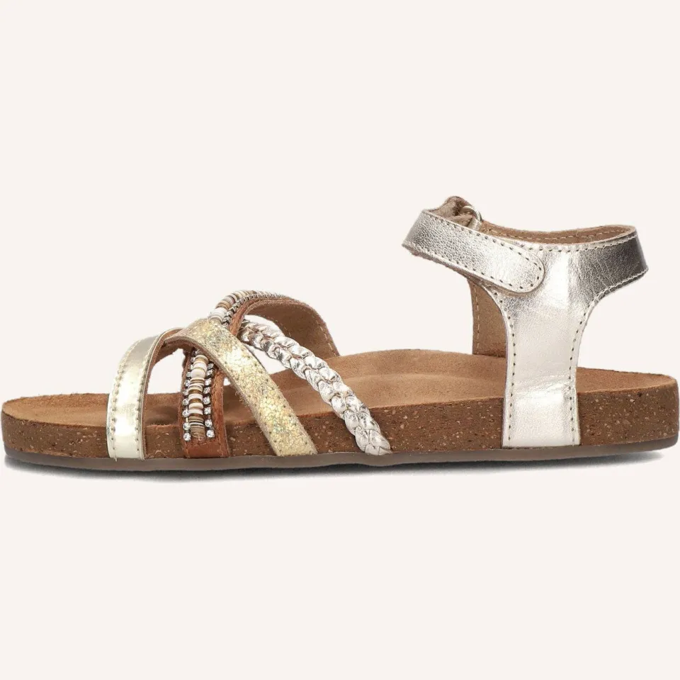Ton & Ton Sandalen Madita Goud, foto 5
