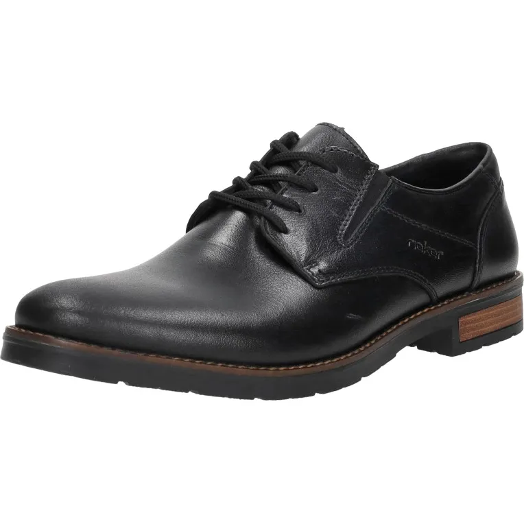 Rieker 14621-00 nette veterschoenen zwart, foto 3